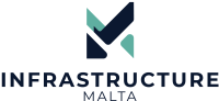 An official logo for Infrastructure Malta