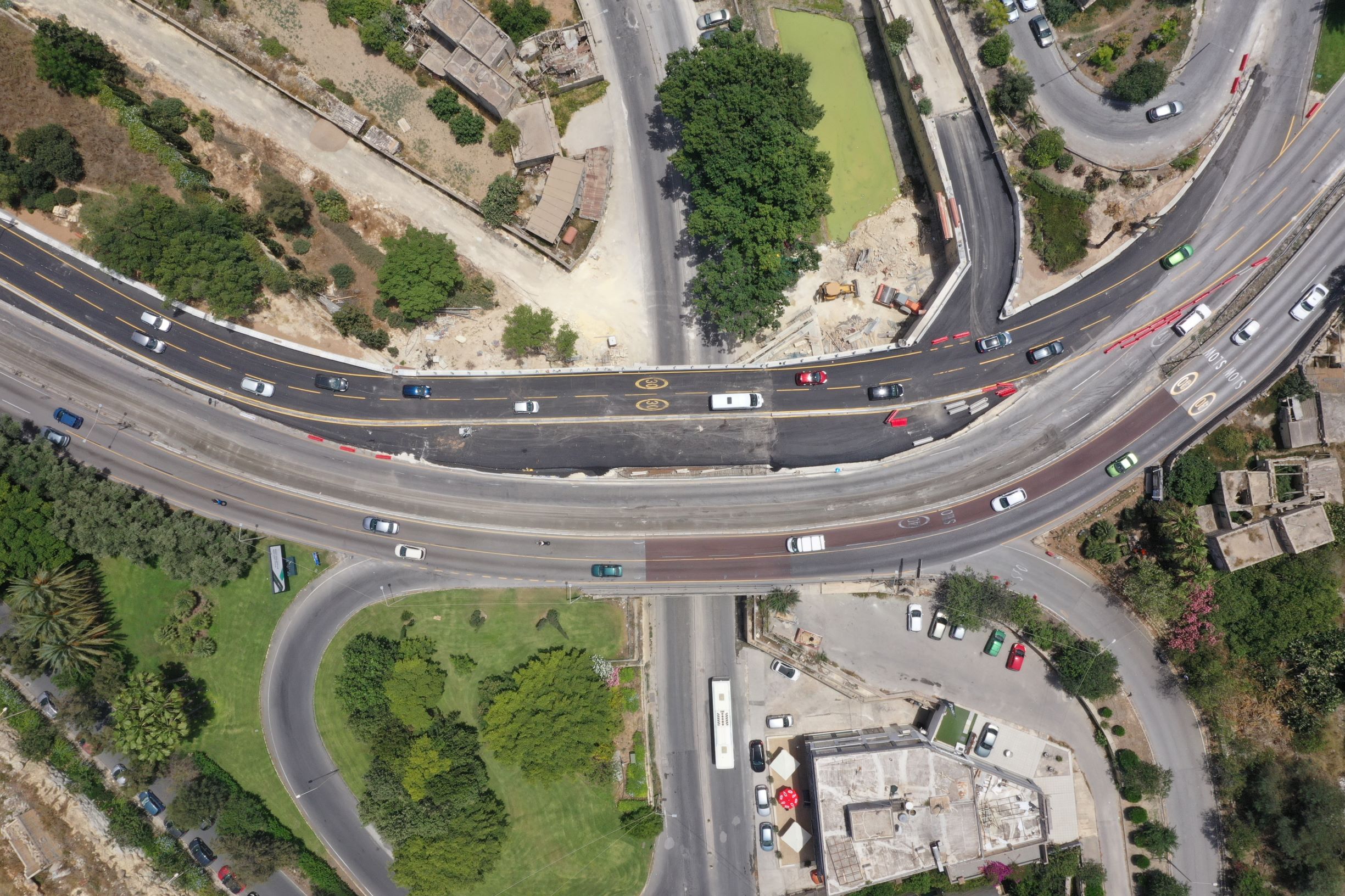 Half of new Msida Valley Bridge opened