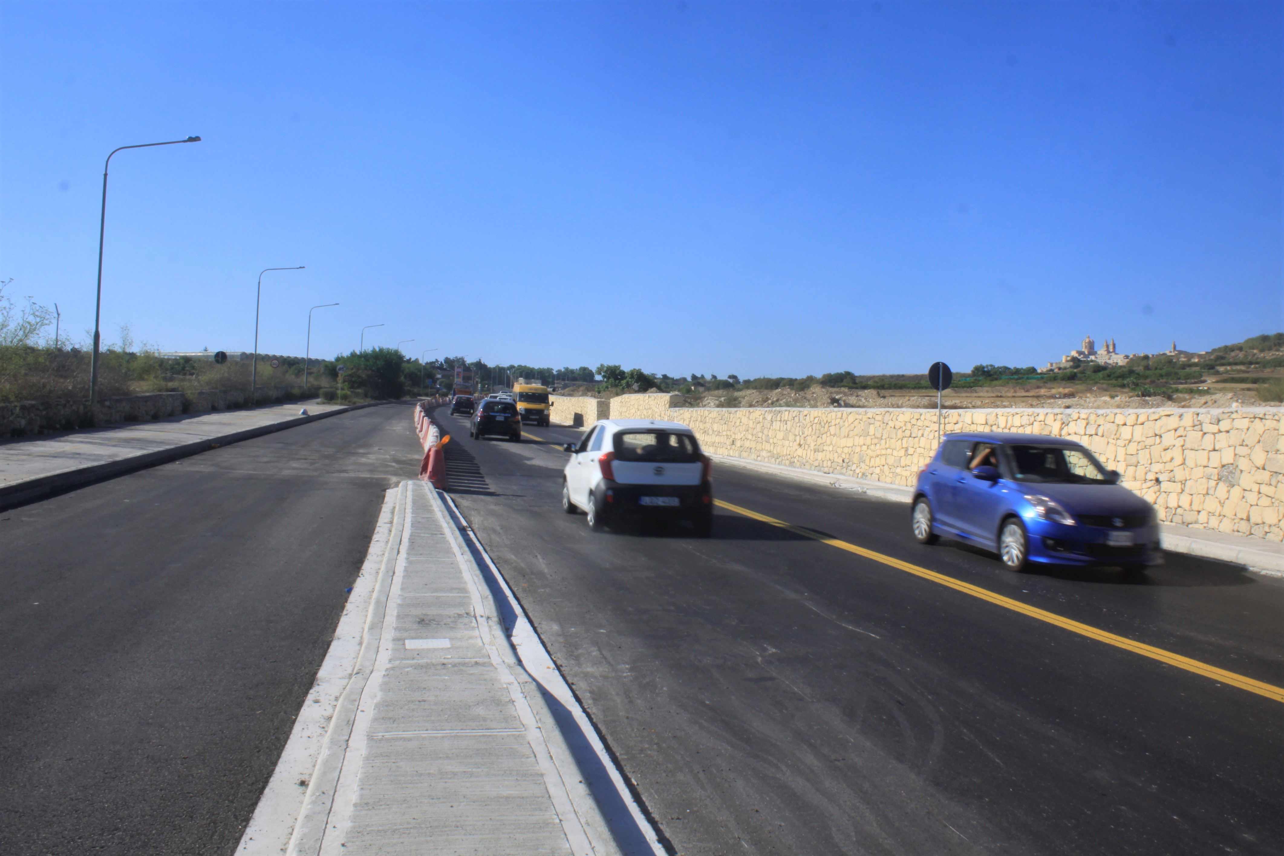 Buqana Road reopened as reconstruction project nears completion