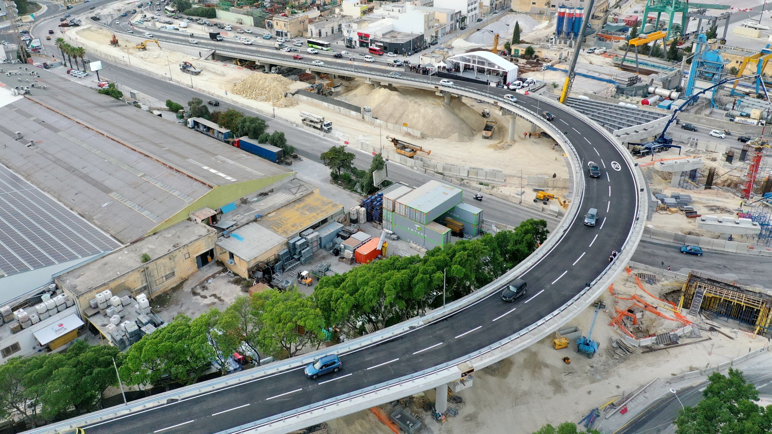 First Marsa Junction Project flyovers now open