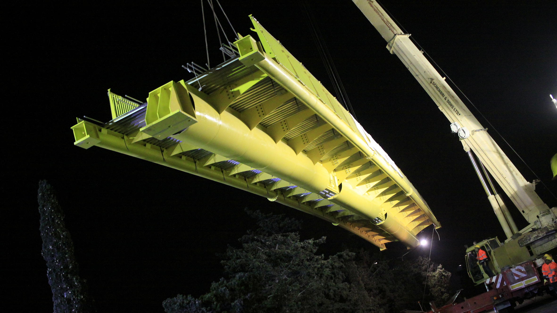 L-Avjazzjoni Avenue bridge deck is in place