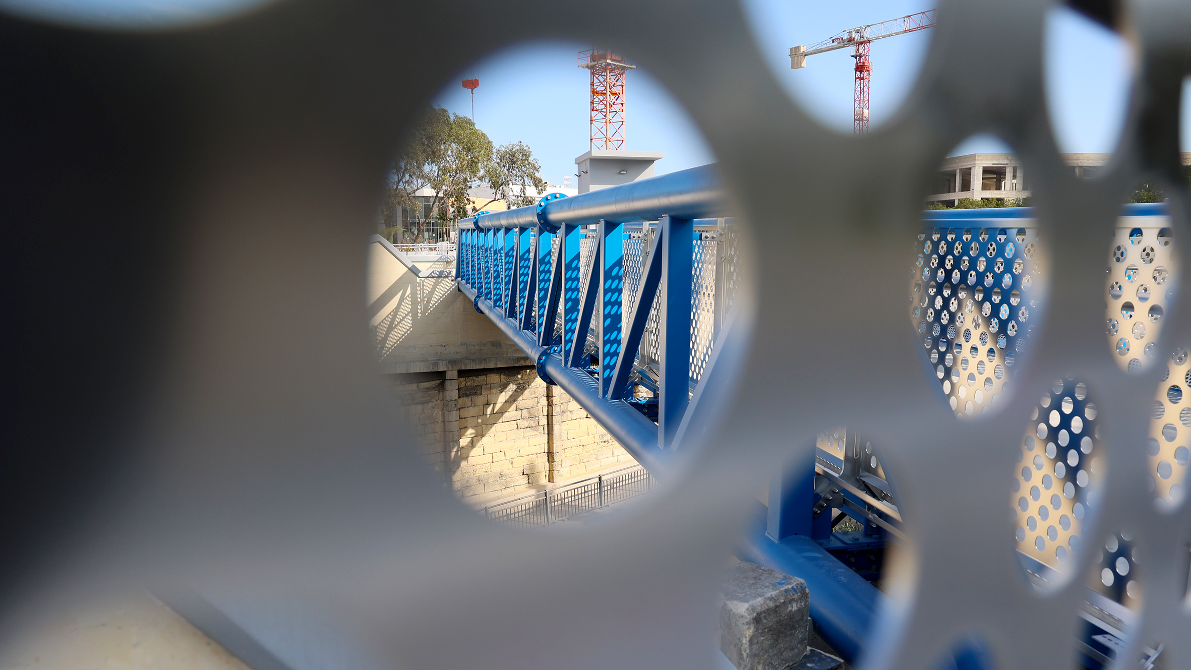 New Corradino bridge for pedestrians and cyclists