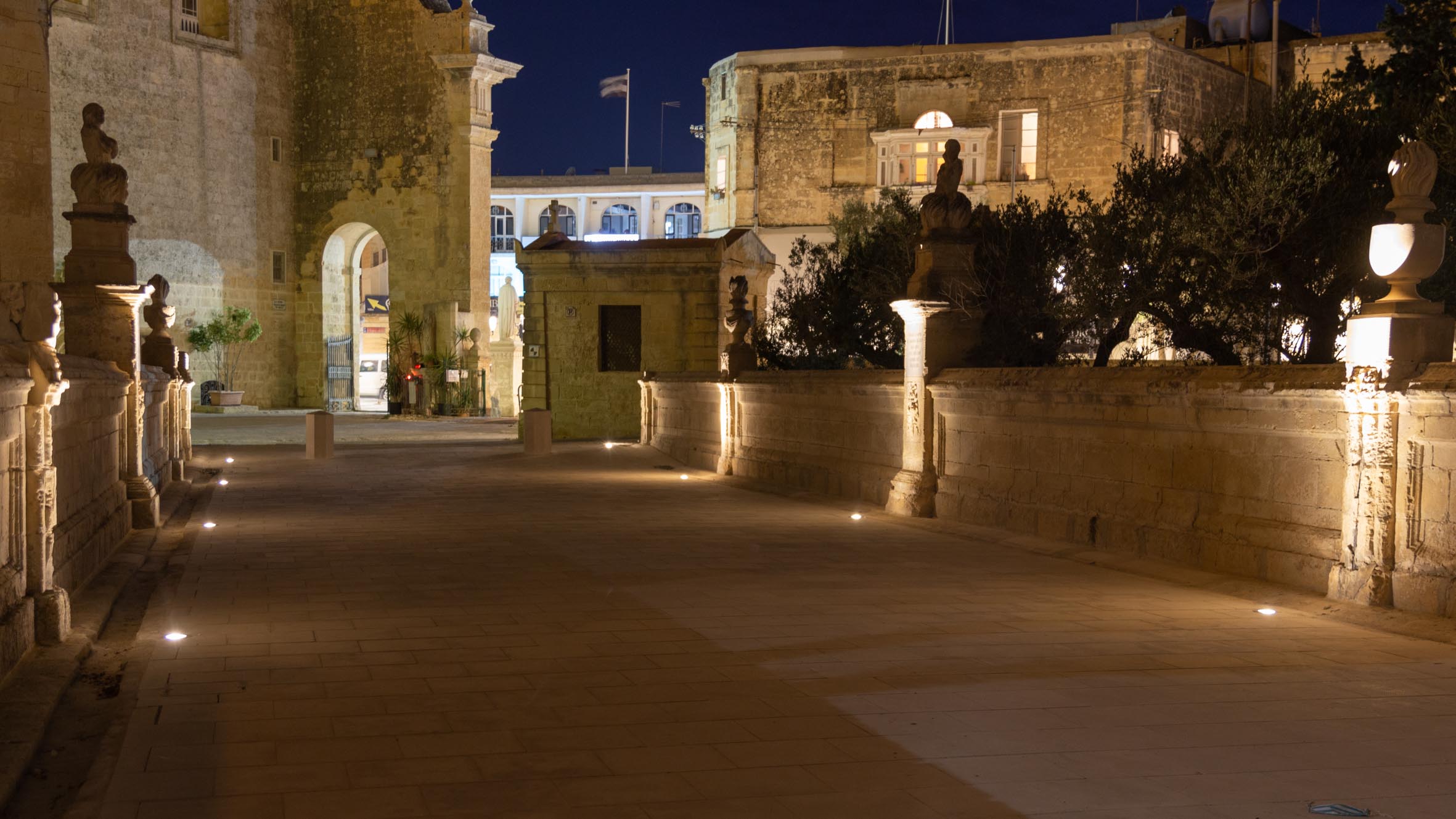 Rabat parvis restoration completed