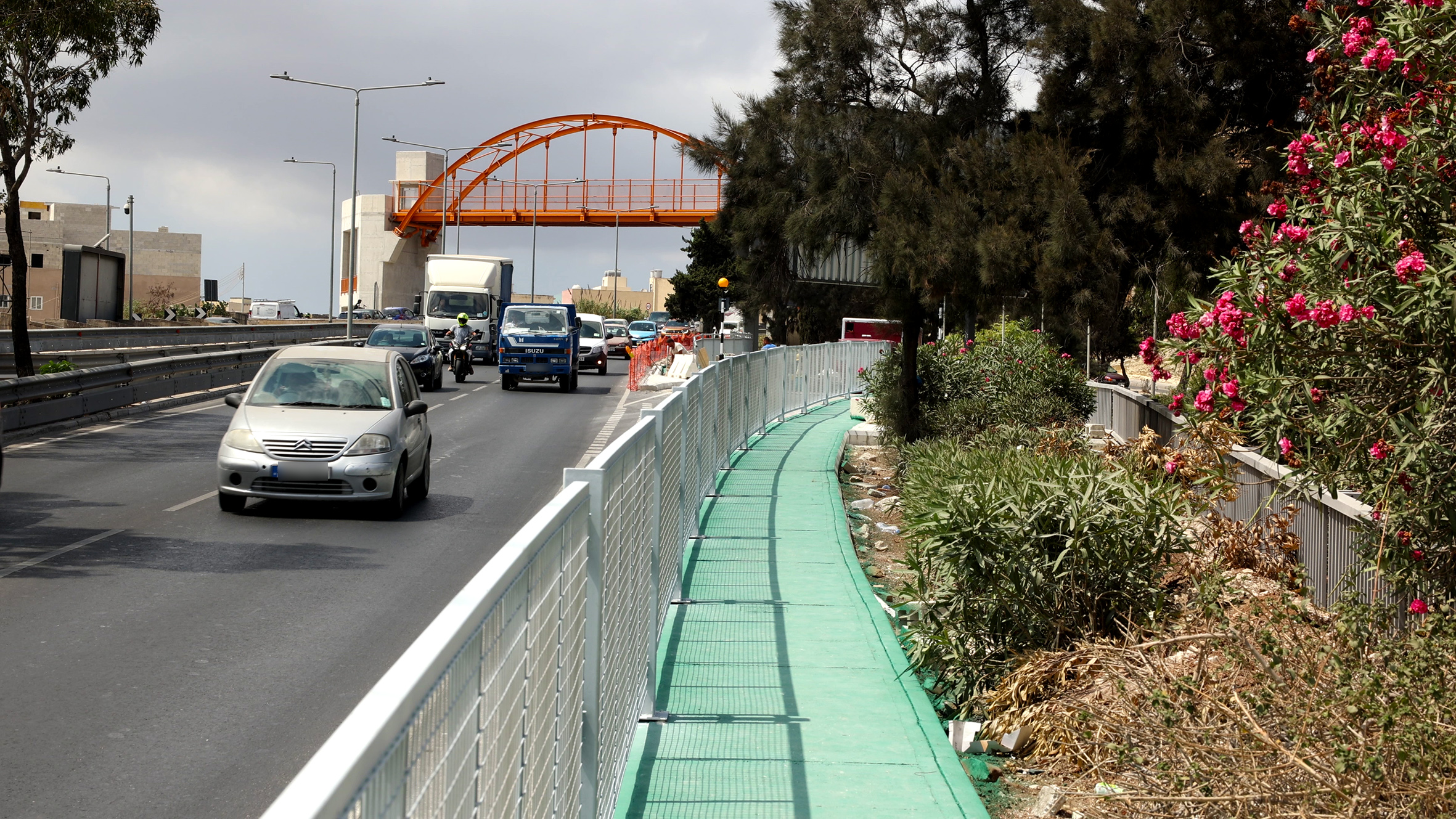 New pedestrian routes in It-Tigrija Road