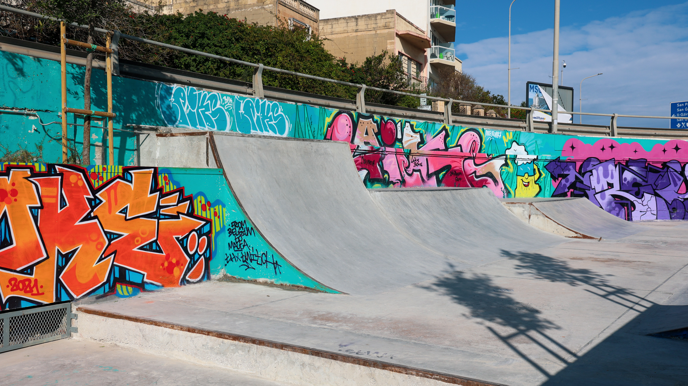 Infrastructure Malta renovates Msida Skatepark
