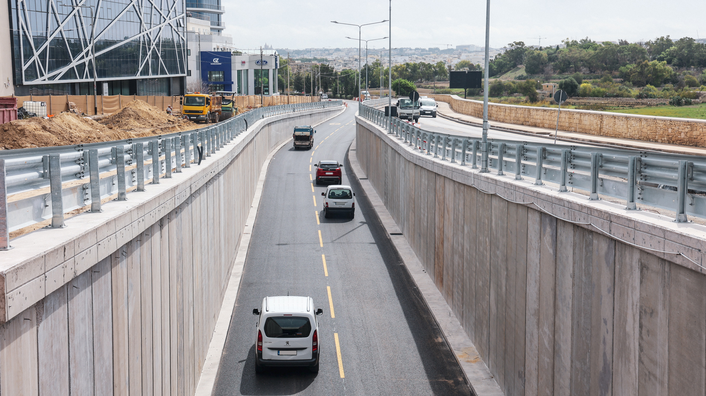 Opening of new Mriehel Underpass Opening of new Mriehel Underpass