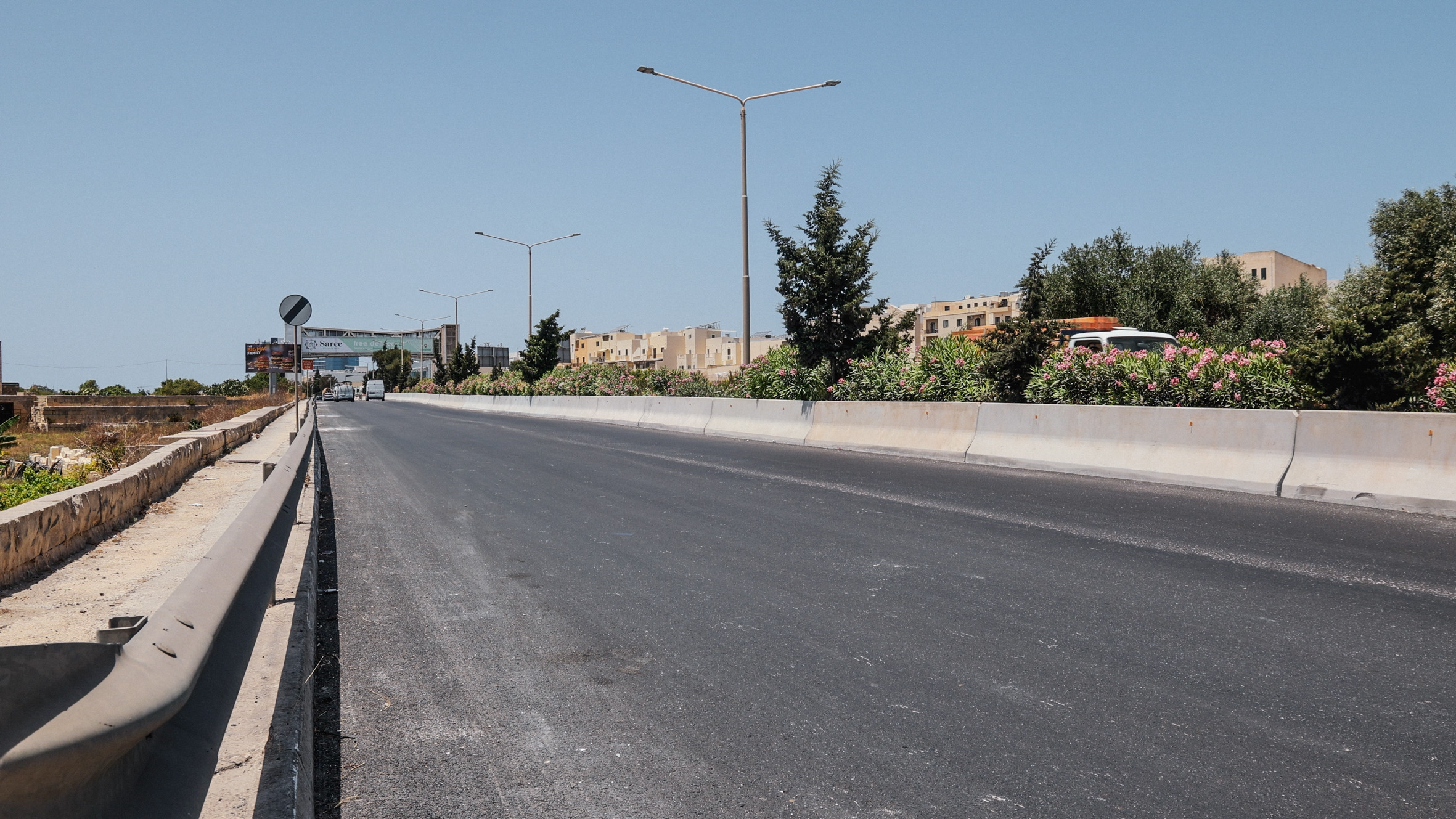 A safety upgrade project along the Mriehel Bypass